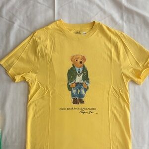 Ralph Lauren Yellow Polo Bear Tee